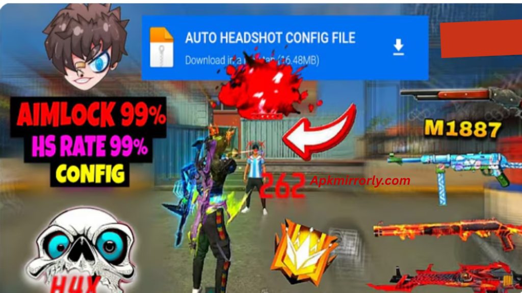 free fire headshot config file apk