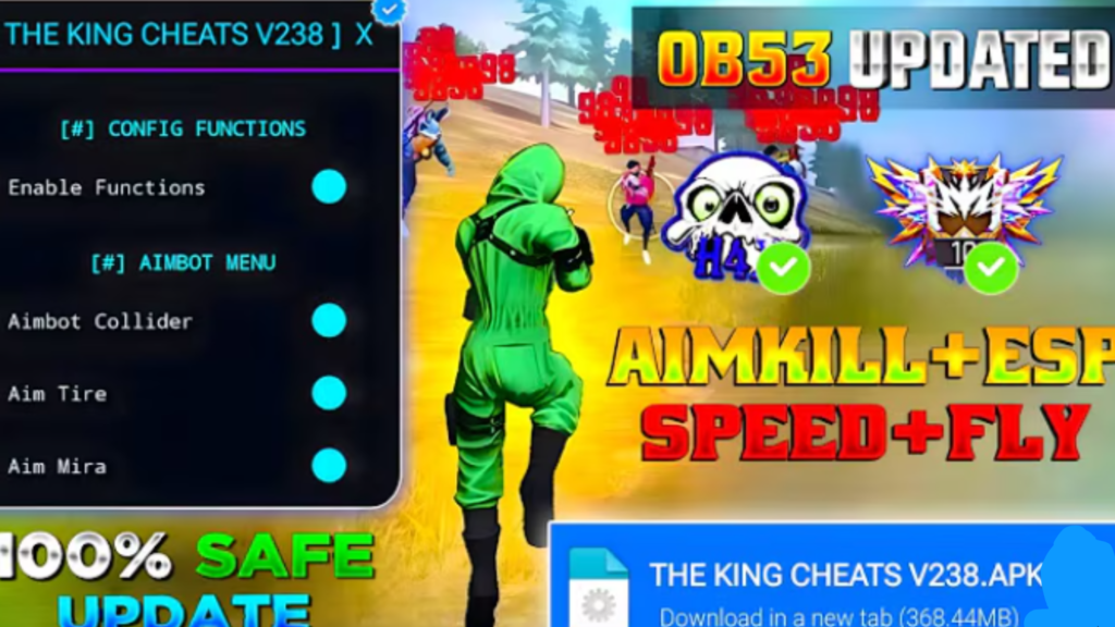 the king cheats apk ff